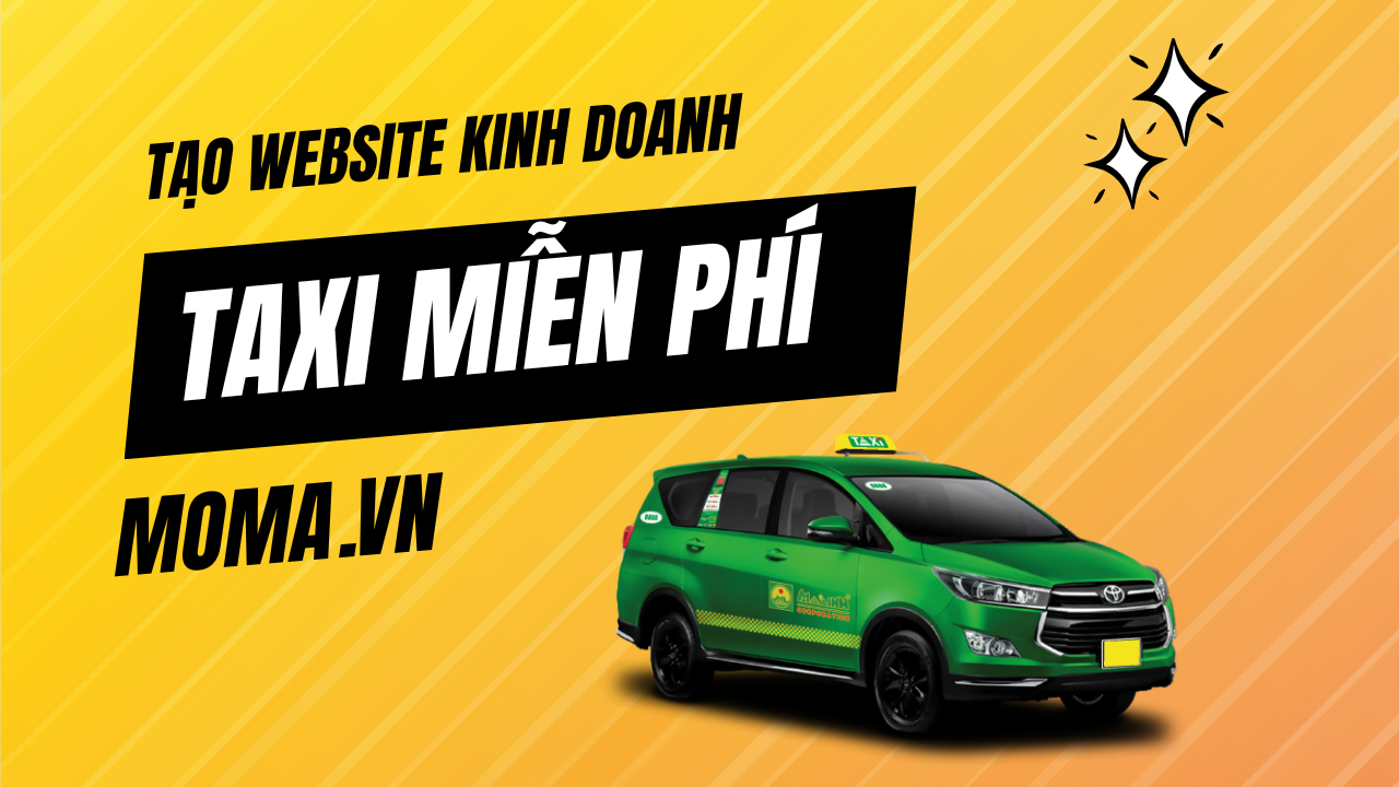 Thiết kế website taxi miễn phí chạy được quảng cáo google