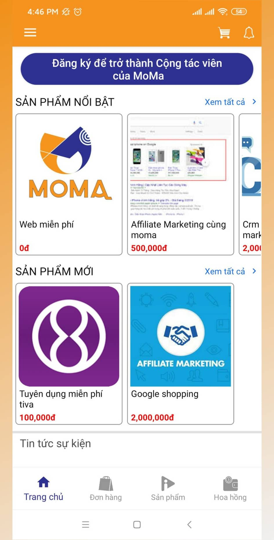 NHÀ PHÁT TRIỂN MOBILE APP THƯƠNG MẠI ĐIỆN TỬ TOP #1 VIỆT NAM MOMA.VN